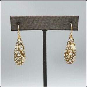 Alexis Bittar Crystal Dust Dew Drop Earrings